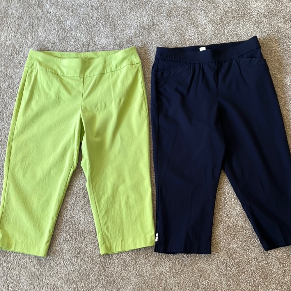 2 Women’s Christopher and Banks Capris, Size 10 - Total price for both - $12.00